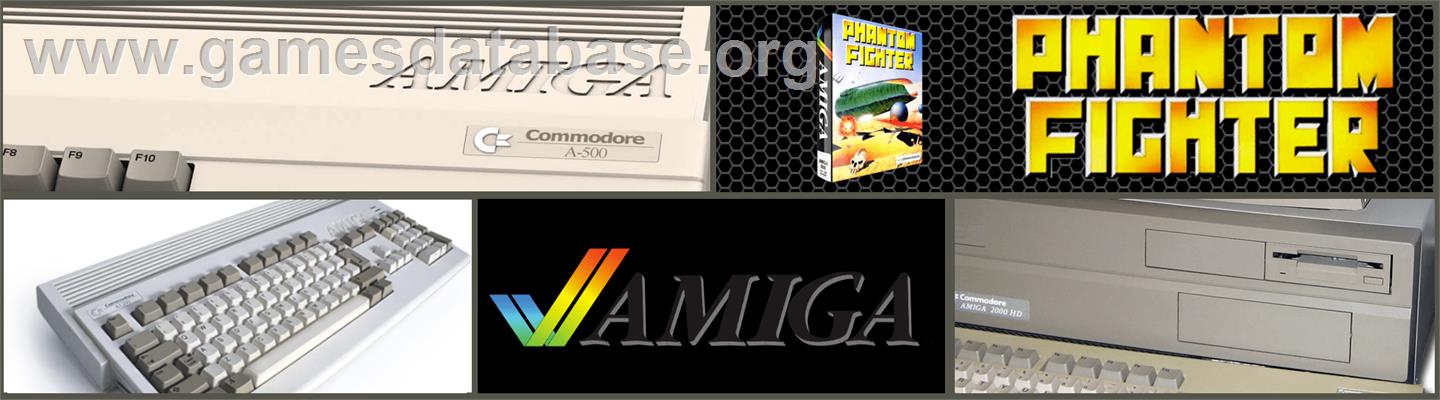 Phantom Fighter - Commodore Amiga - Artwork - Marquee
