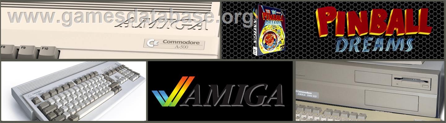 Pinball Dreams - Commodore Amiga - Artwork - Marquee