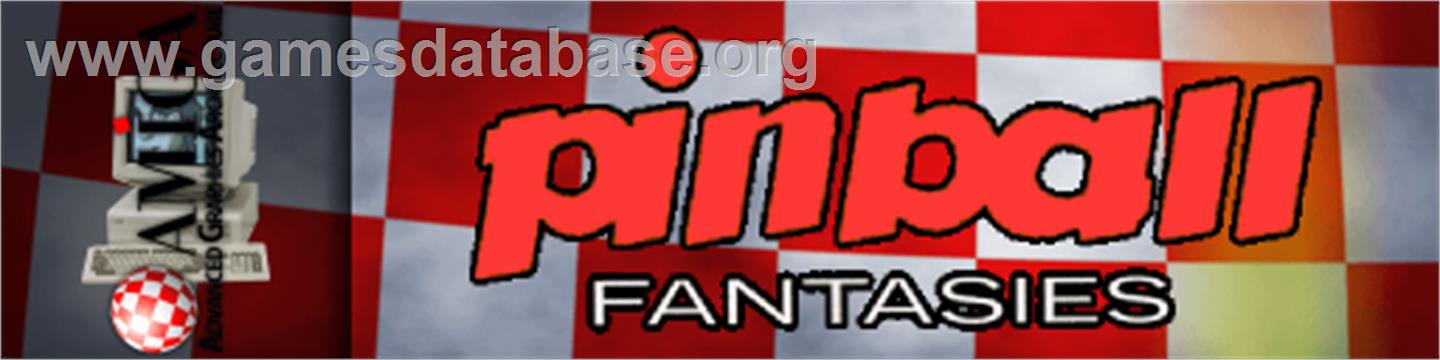Pinball Fantasies - Commodore Amiga - Artwork - Marquee