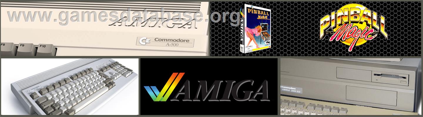 Pinball Magic - Commodore Amiga - Artwork - Marquee