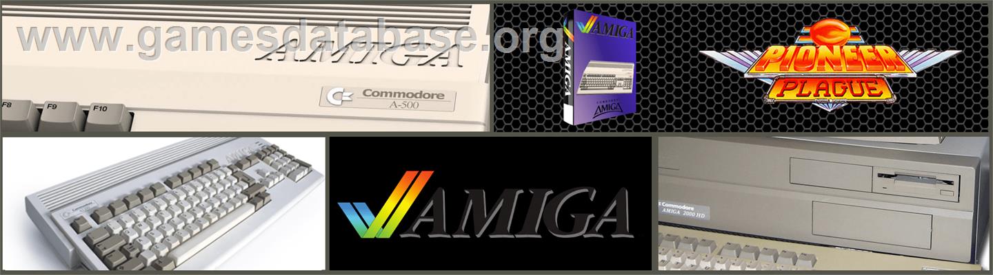 Pioneer Plague - Commodore Amiga - Artwork - Marquee