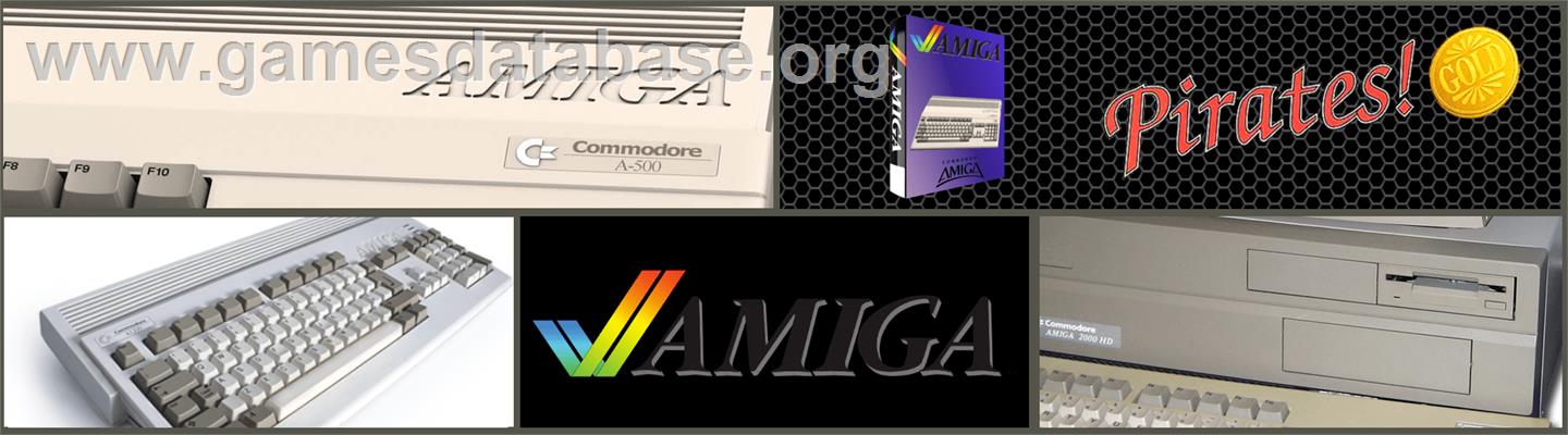 Pirates! - Commodore Amiga - Artwork - Marquee