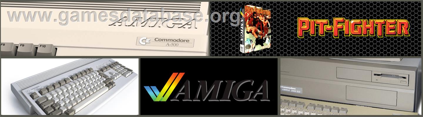 Pit-fighter - Commodore Amiga - Artwork - Marquee