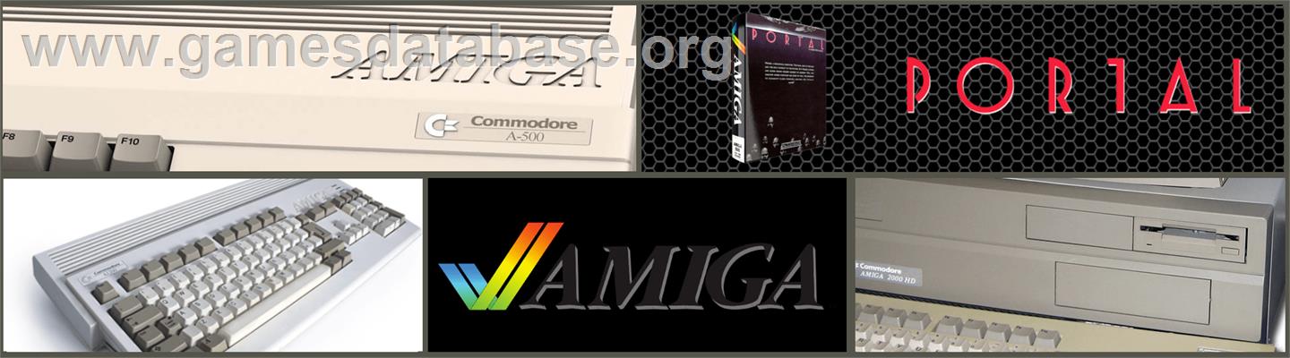 Portal - Commodore Amiga - Artwork - Marquee