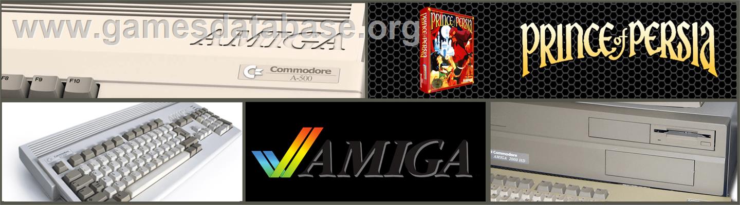 Prince of Persia - Commodore Amiga - Artwork - Marquee
