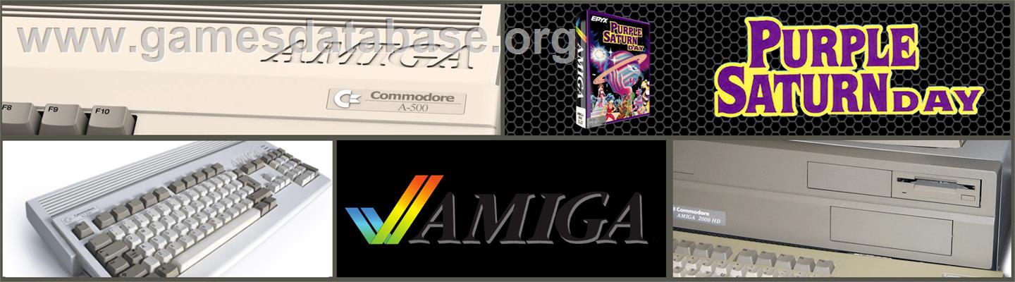 Purple Saturn Day - Commodore Amiga - Artwork - Marquee