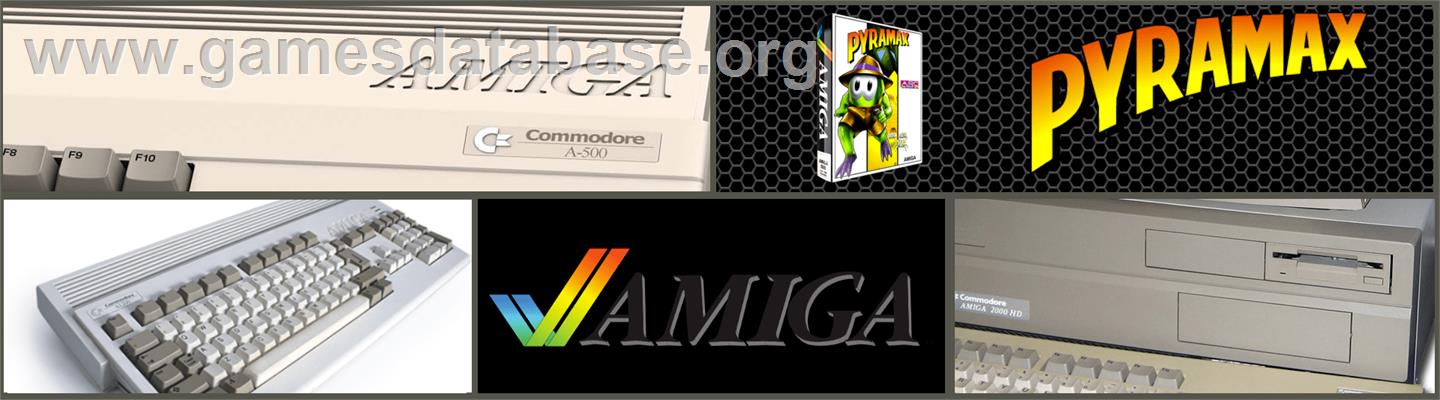 Pyramax - Commodore Amiga - Artwork - Marquee
