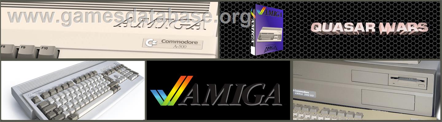 Quasar Wars - Commodore Amiga - Artwork - Marquee