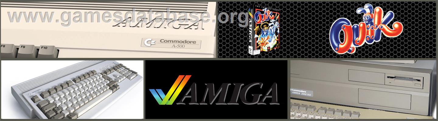 Quik the Thunder Rabbit - Commodore Amiga - Artwork - Marquee