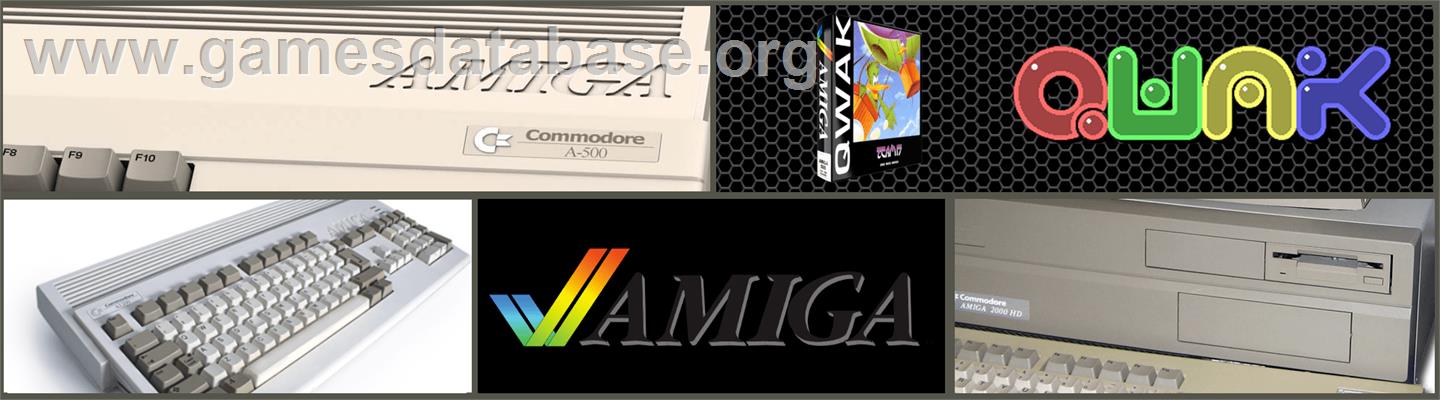 Qwak - Commodore Amiga - Artwork - Marquee