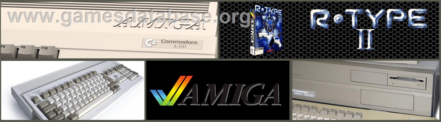 R-Type II - Commodore Amiga - Artwork - Marquee
