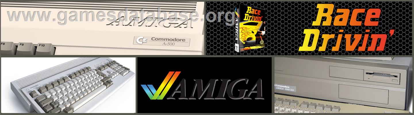 Race Drivin' - Commodore Amiga - Artwork - Marquee