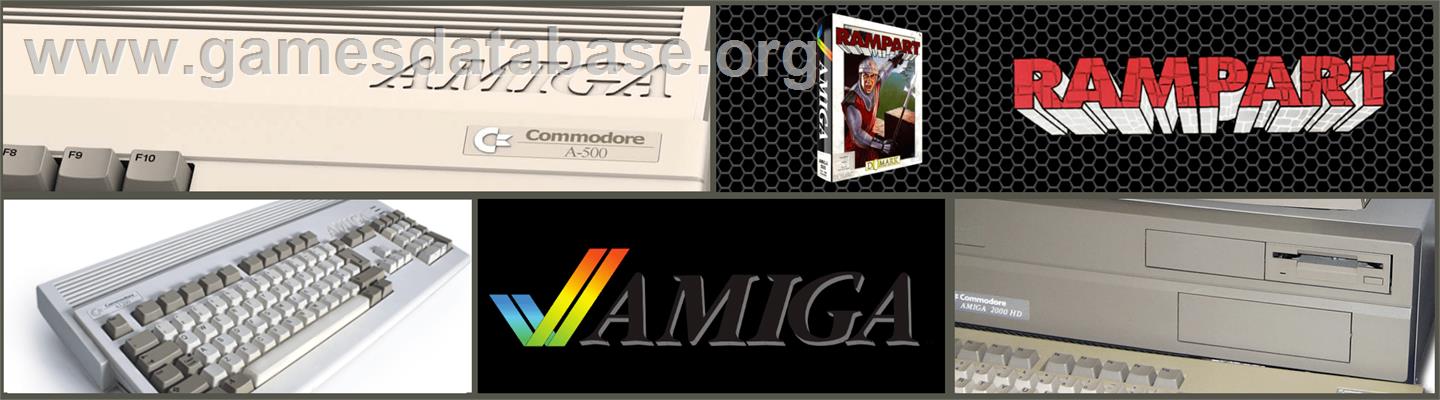 Rampart - Commodore Amiga - Artwork - Marquee