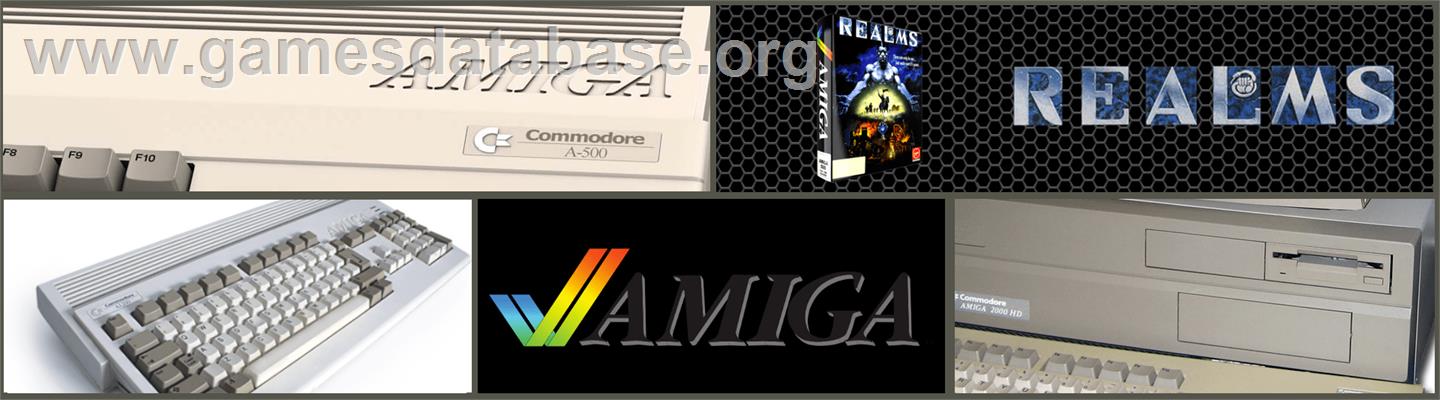 Realms - Commodore Amiga - Artwork - Marquee