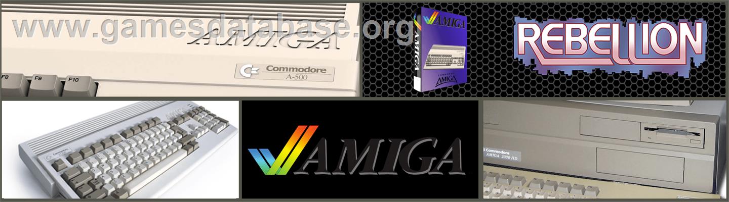 Rebellion - Commodore Amiga - Artwork - Marquee