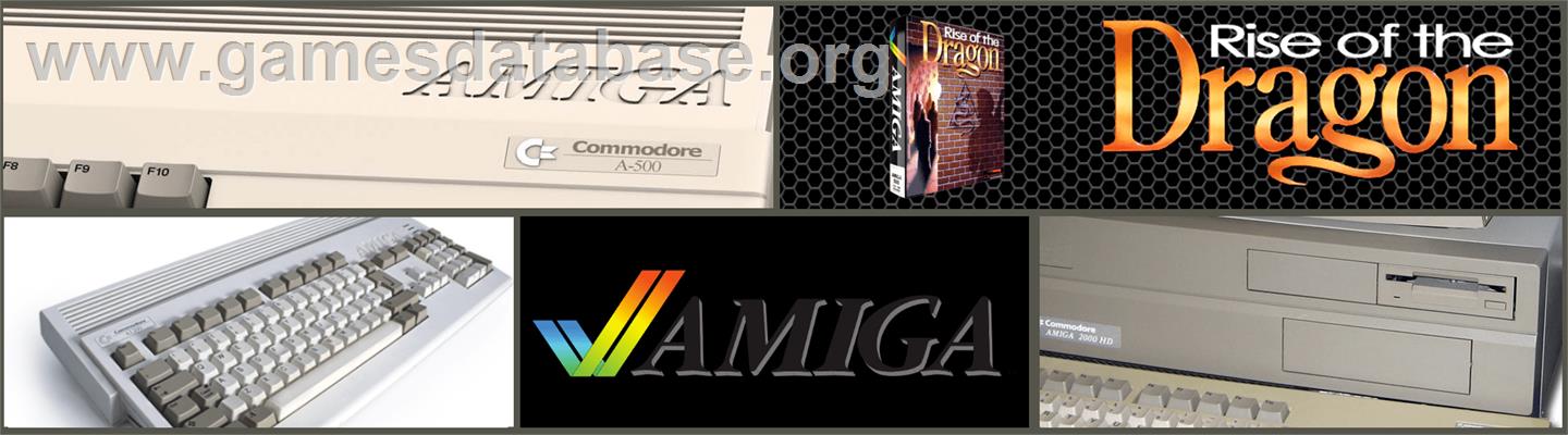 Rise Of The Dragon - Commodore Amiga - Artwork - Marquee