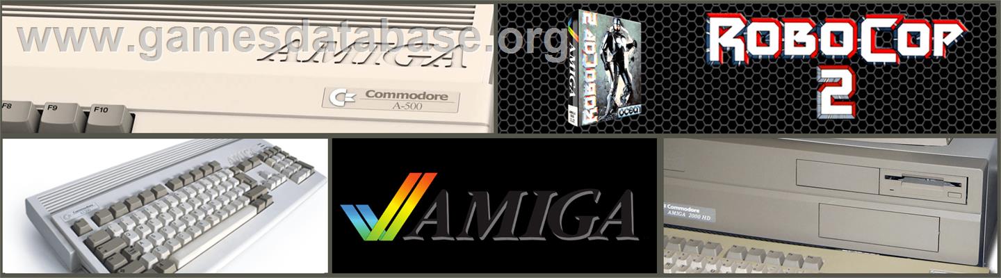 Robocop 2 - Commodore Amiga - Artwork - Marquee