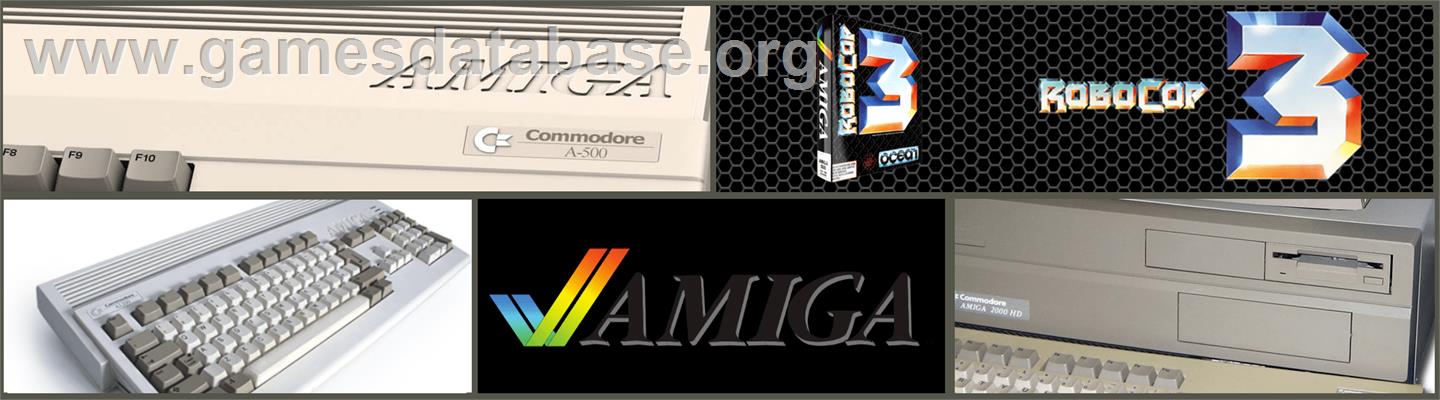 Robocop 3 - Commodore Amiga - Artwork - Marquee