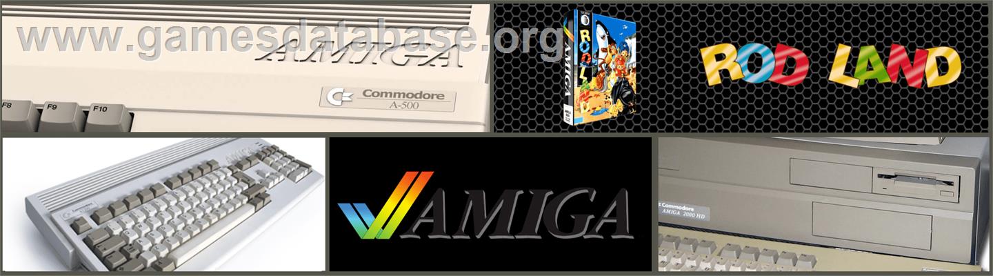 Rodland - Commodore Amiga - Artwork - Marquee