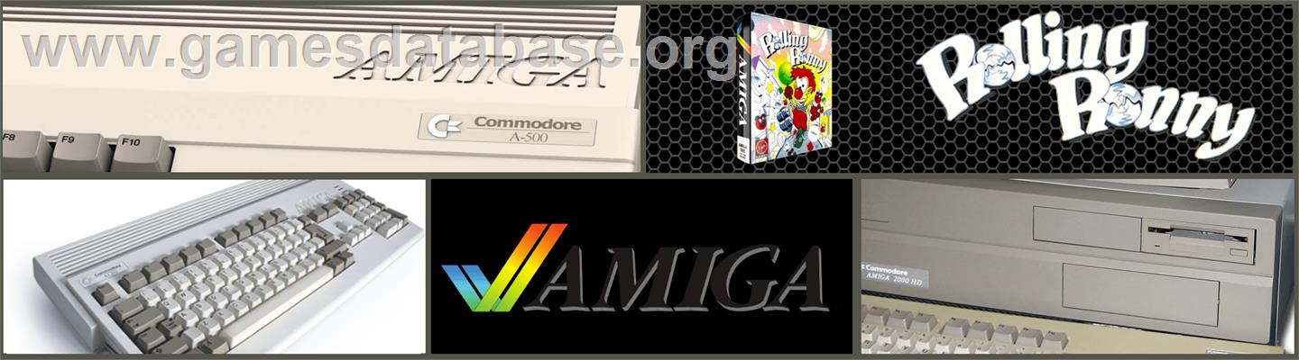 Rolling Ronny - Commodore Amiga - Artwork - Marquee