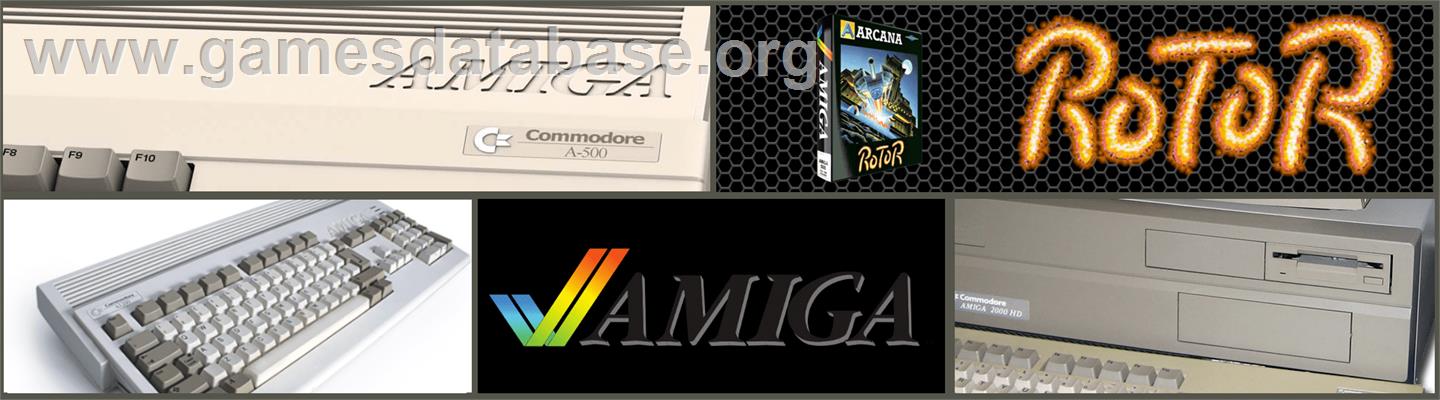 Rotor - Commodore Amiga - Artwork - Marquee