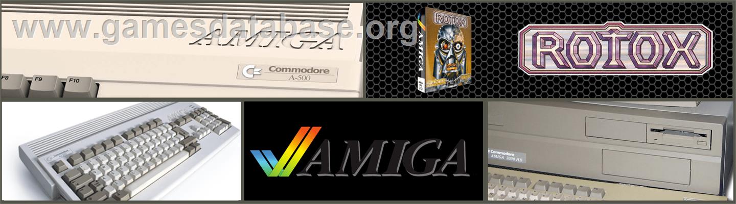 Rotox - Commodore Amiga - Artwork - Marquee
