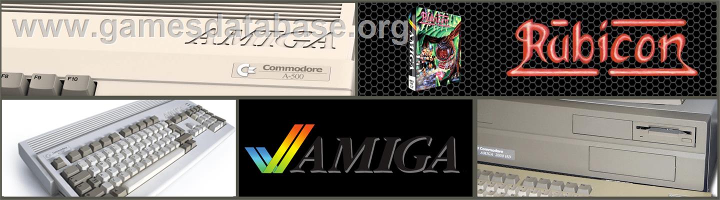 Rubicon - Commodore Amiga - Artwork - Marquee
