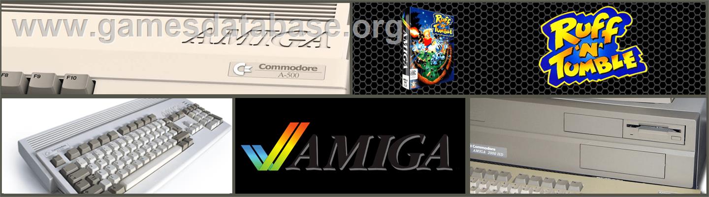 Ruff 'n' Tumble - Commodore Amiga - Artwork - Marquee