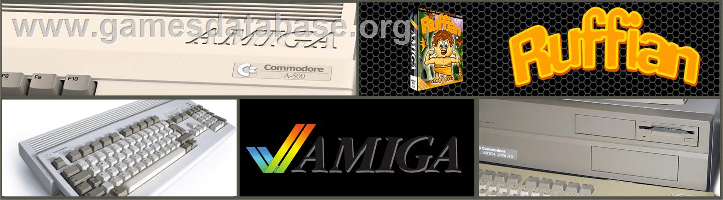 Ruffian - Commodore Amiga - Artwork - Marquee