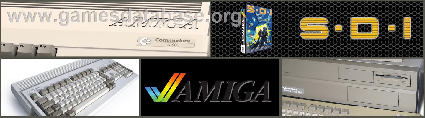 S.D.I. - Commodore Amiga - Artwork - Marquee
