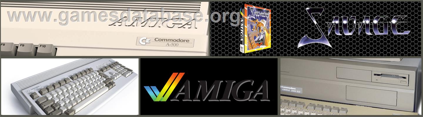 Savage - Commodore Amiga - Artwork - Marquee