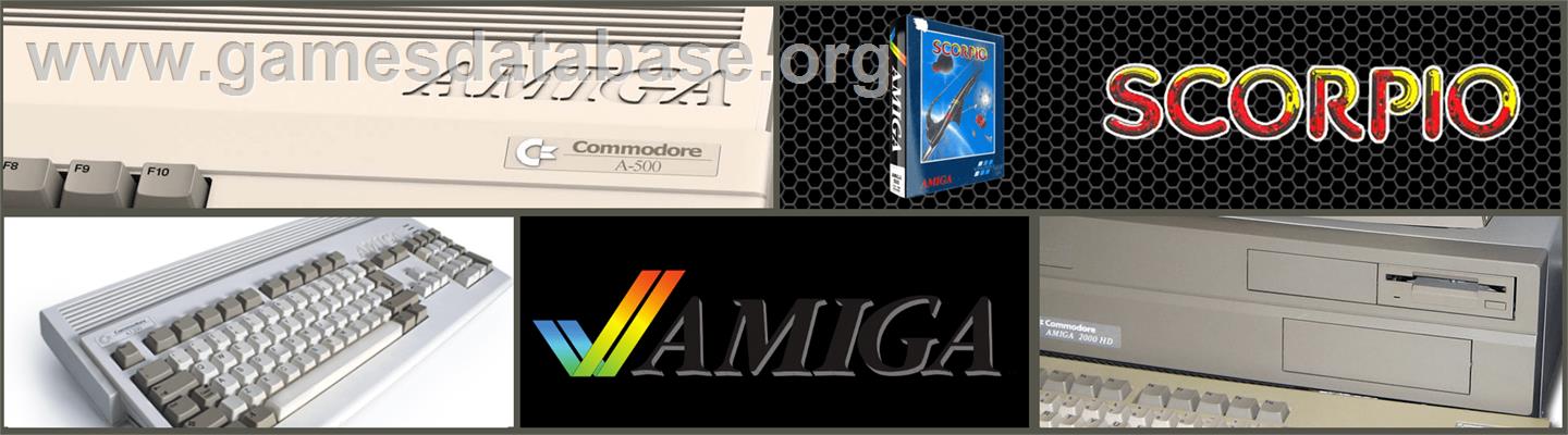 Scorpio - Commodore Amiga - Artwork - Marquee