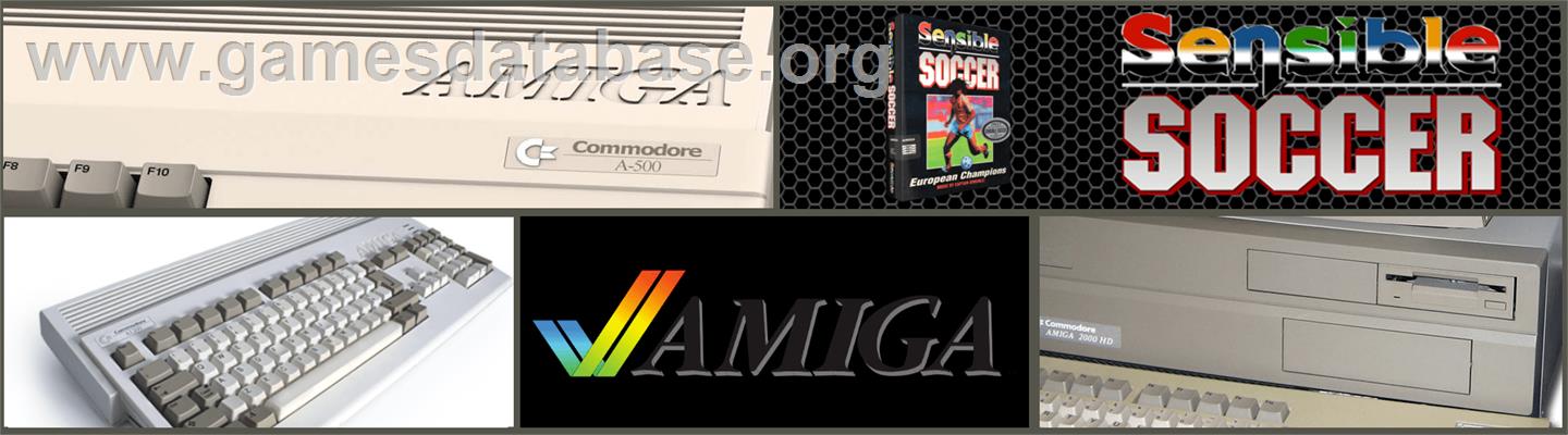 Sensible Soccer: European Champions: 92/93 Edition - Commodore Amiga - Artwork - Marquee