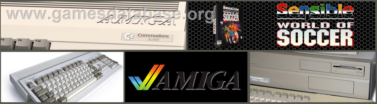 Sensible World of Soccer - Commodore Amiga - Artwork - Marquee