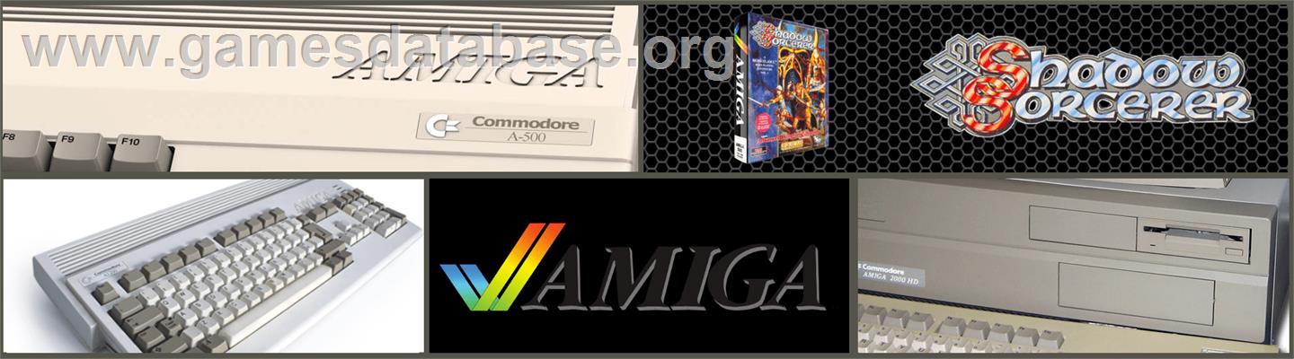 Shadow Sorcerer - Commodore Amiga - Artwork - Marquee