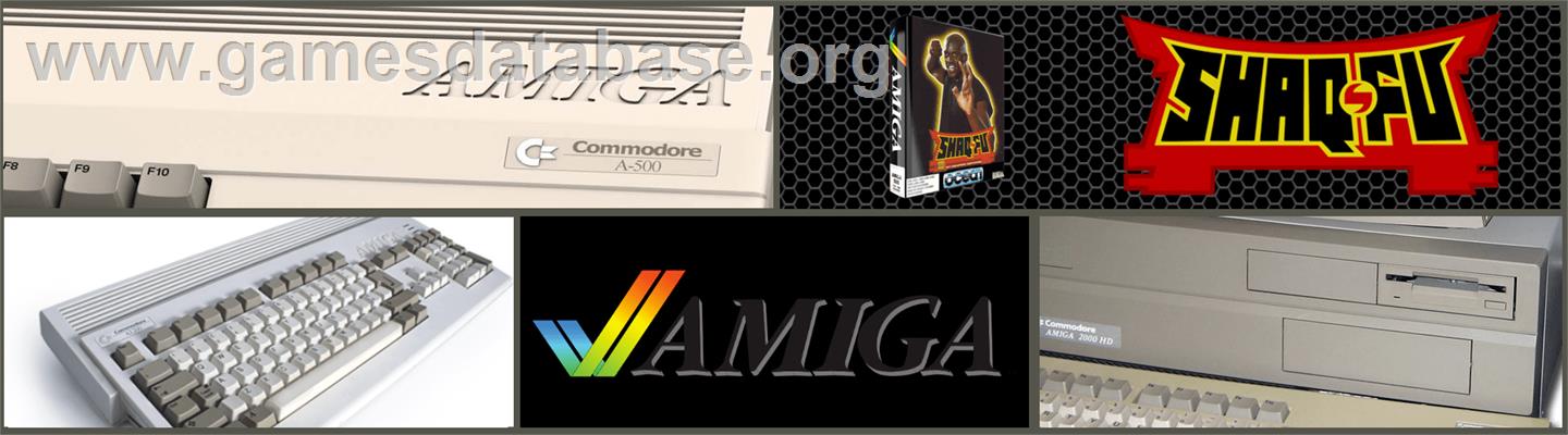 Shaq Fu - Commodore Amiga - Artwork - Marquee