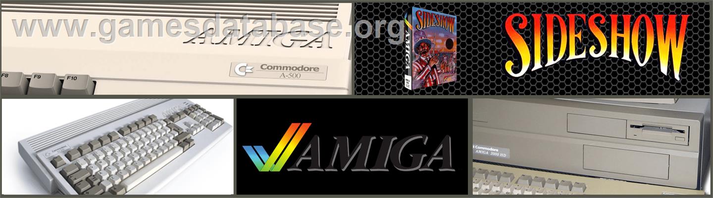 SideShow - Commodore Amiga - Artwork - Marquee