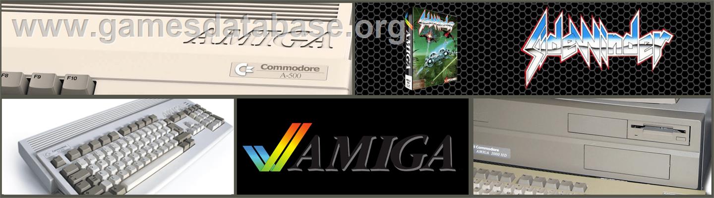 Sidewinder - Commodore Amiga - Artwork - Marquee