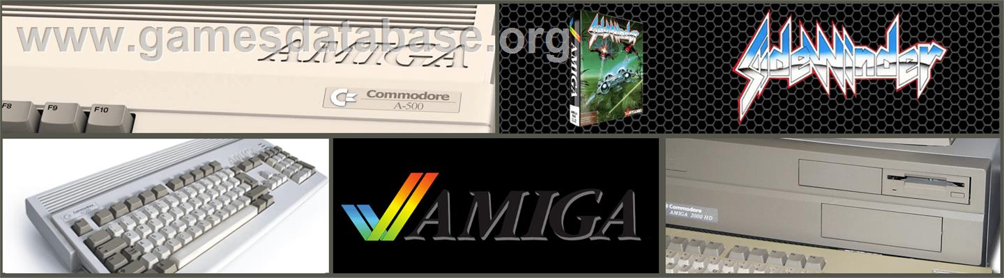 Sidewinder - Commodore Amiga - Artwork - Marquee