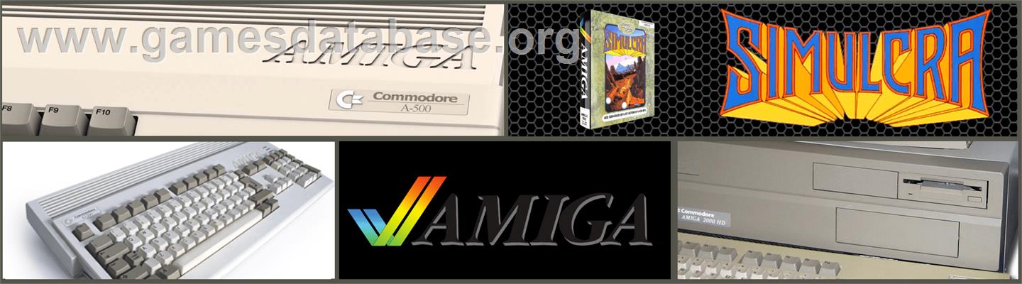 Simulcra - Commodore Amiga - Artwork - Marquee