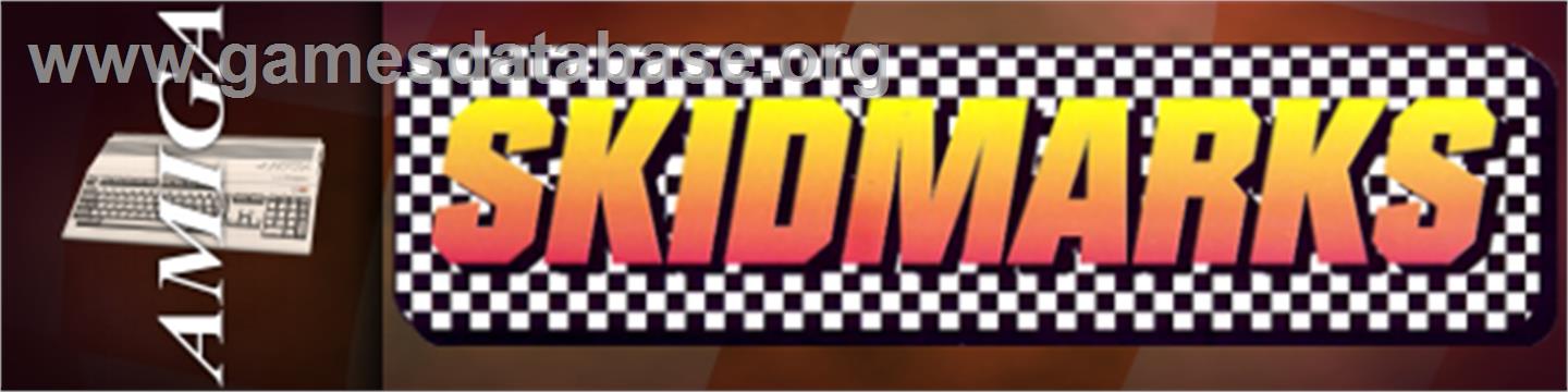 Skidmarks - Commodore Amiga - Artwork - Marquee