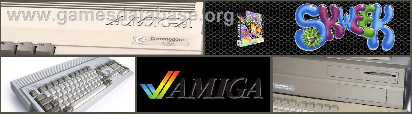 Skweek - Commodore Amiga - Artwork - Marquee