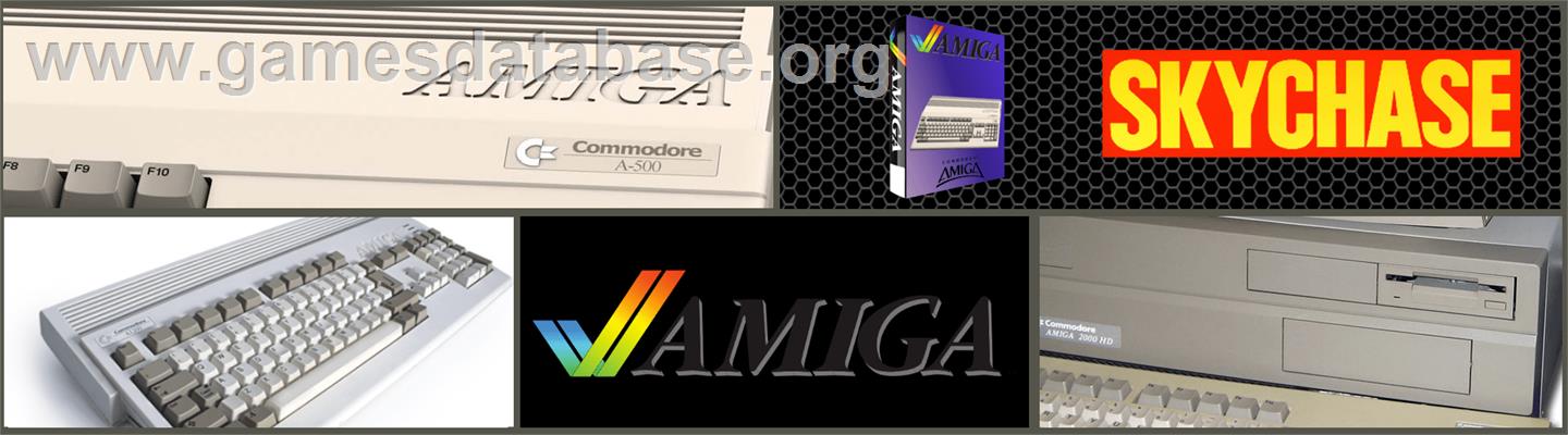 SkyChase - Commodore Amiga - Artwork - Marquee