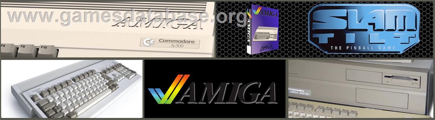 Slam Tilt - Commodore Amiga - Artwork - Marquee