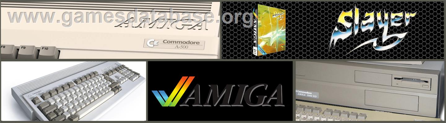 Slayer - Commodore Amiga - Artwork - Marquee