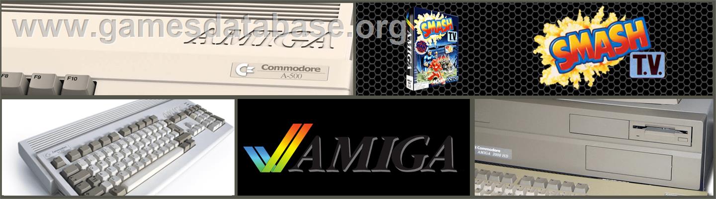Smash T.V. - Commodore Amiga - Artwork - Marquee