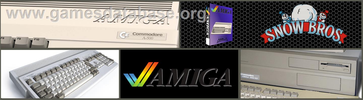 Snow Bros. - Commodore Amiga - Artwork - Marquee