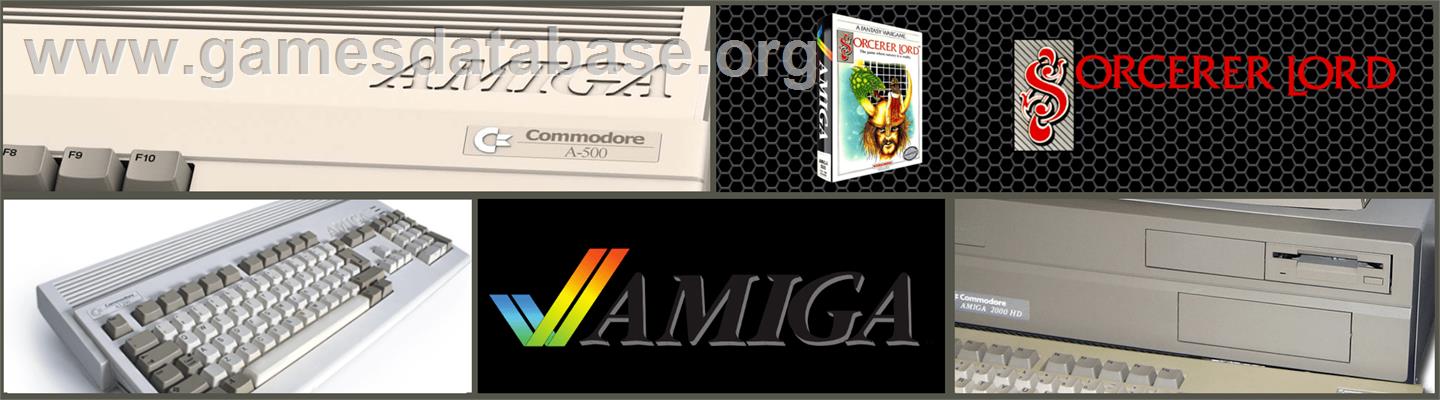 Sorcerer Lord - Commodore Amiga - Artwork - Marquee