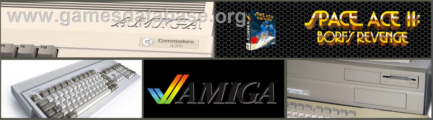 Space Ace - Commodore Amiga - Artwork - Marquee