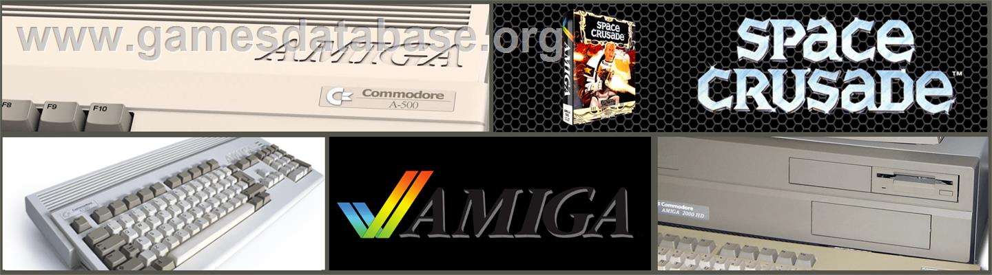 Space Crusade: The Voyage Beyond - Commodore Amiga - Artwork - Marquee